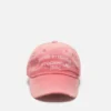 Sprayed logo cap