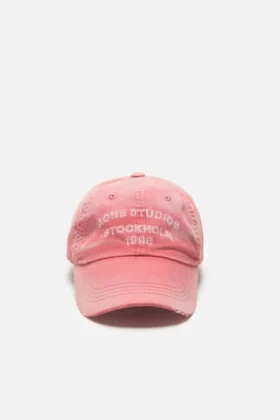 Sprayed logo cap