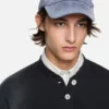 Sprayed logo cap