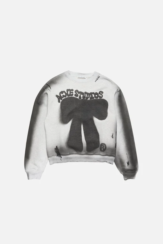 Sprayed logo sweatshirt