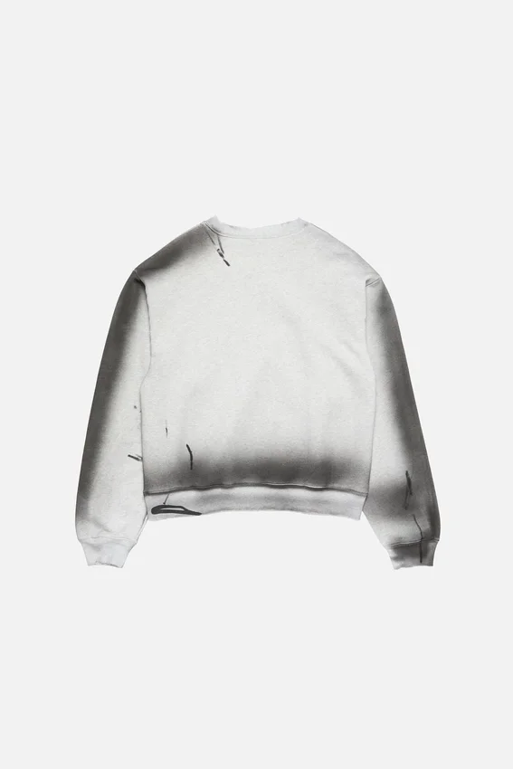 Sprayed logo sweatshirt
