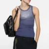 Sprayed logo tank top