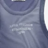 Sprayed logo tank top