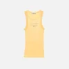Sprayed logo tank top