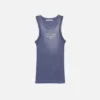 Sprayed logo tank top