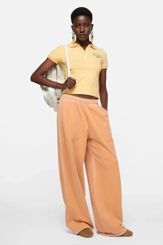 Sprayed polo t-shirt