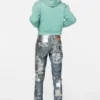 Sprayed zip hoodie