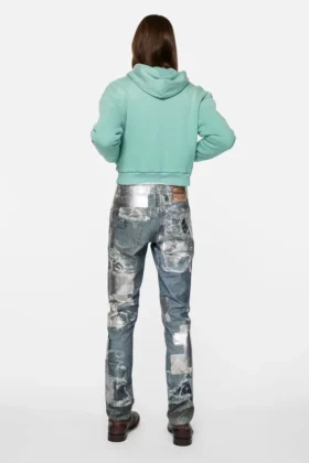 Sprayed zip hoodie