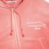 Sprayed zip hoodie