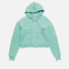 Sprayed zip hoodie