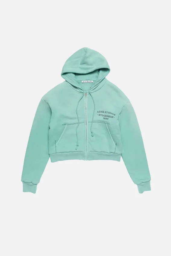 Sprayed zip hoodie