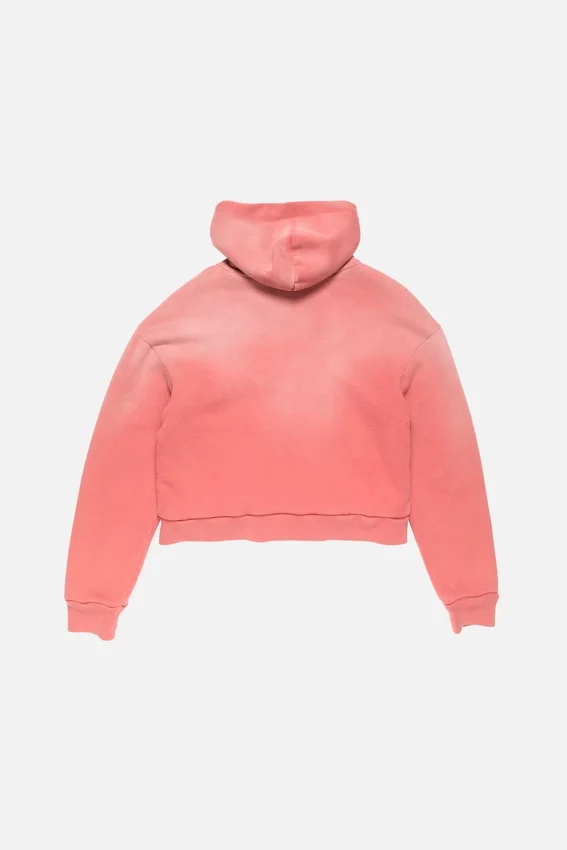 Sprayed zip hoodie