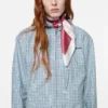Square silk scarf