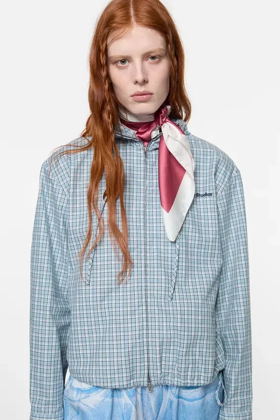 Square silk scarf