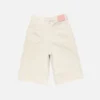 Stained denim shorts