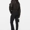 Stretch zip trousers