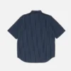 Stripe button-up shirt
