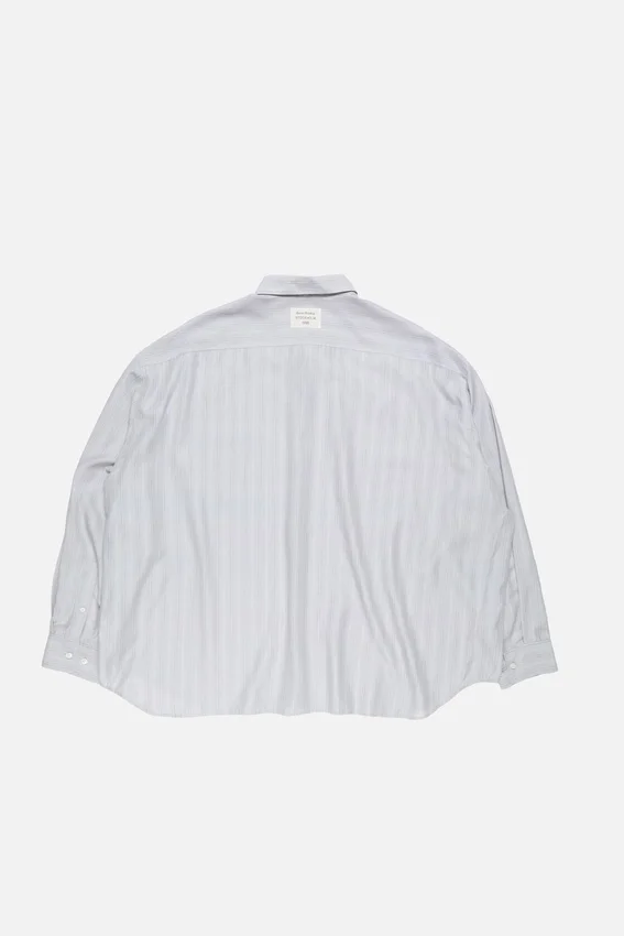 Striped button-up shirt