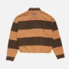 Striped polo sweater