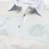 Striped polo sweatshirt