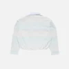 Striped polo sweatshirt