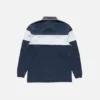 Striped polo sweatshirt