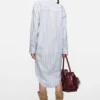 Striped shirt dress