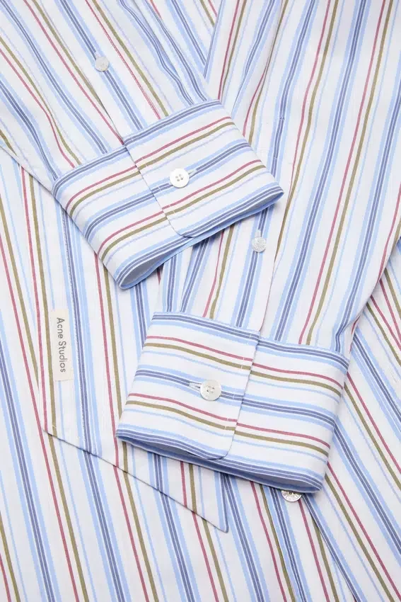 Striped shirt dress