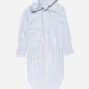 Striped shirt dress