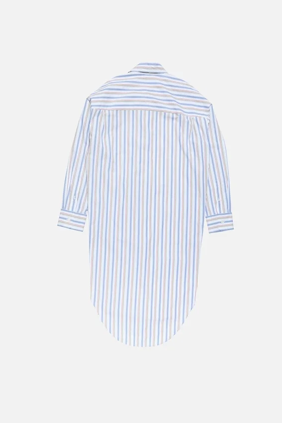 Striped shirt dress