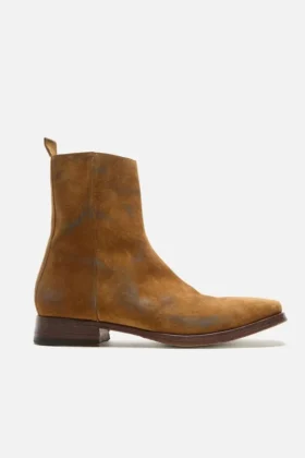 Suede ankle boots