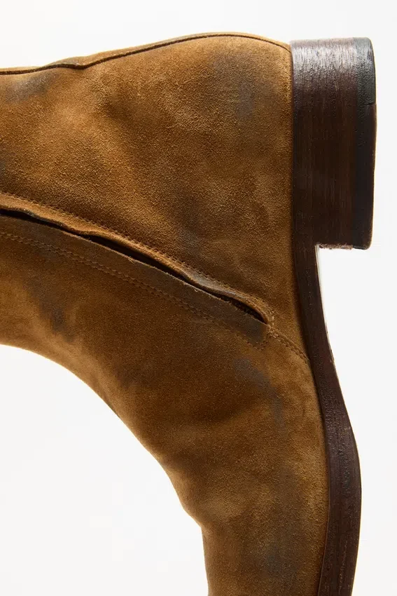 Suede ankle boots