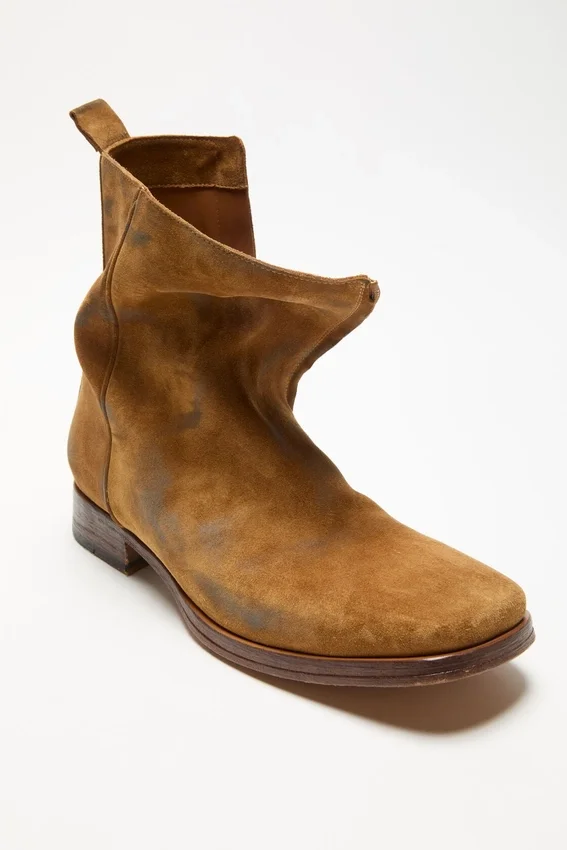 Suede ankle boots