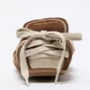 Suede lace-up shoes