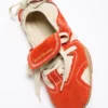 Suede lace-up shoes