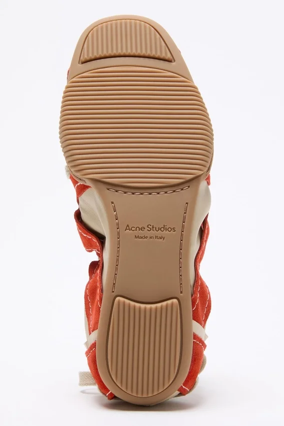 Suede lace-up shoes