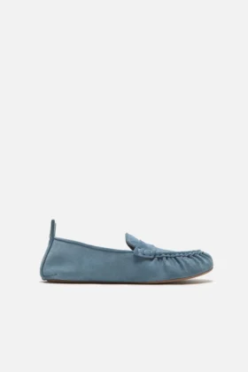 Suede loafers