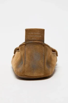 Suede loafers