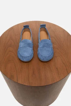 Suede loafers