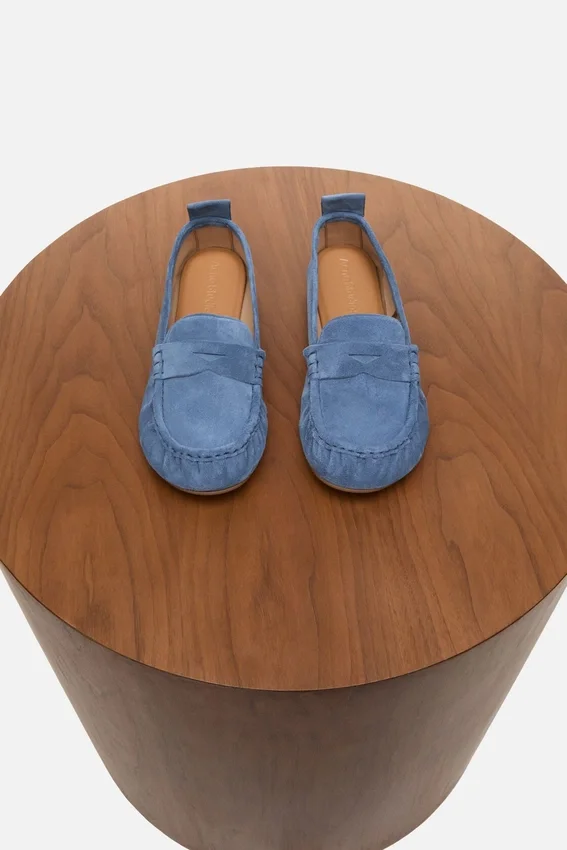 Suede loafers