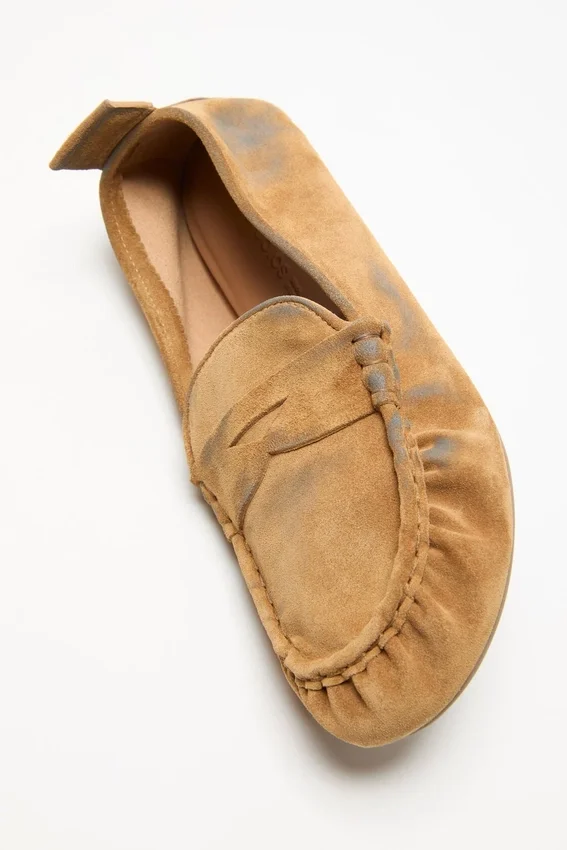 Suede loafers