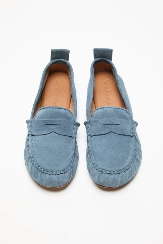 Suede loafers