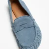 Suede loafers