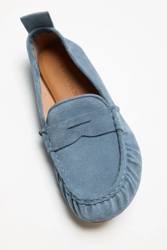Suede loafers