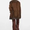 Suede suit jacket