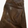 Suede trousers