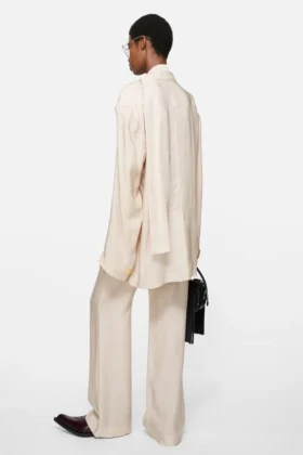 Tailored check trousers