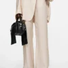 Tailored check trousers