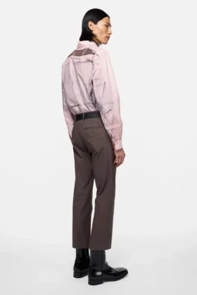 Tailored cotton trousers