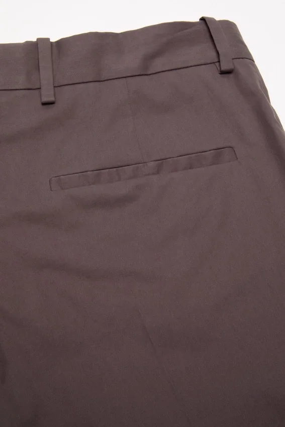 Tailored cotton trousers